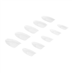 Tips Elastici per Allungamento Unghie Invisible Flexi Tips 01 Clear Oval